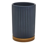 GUY LEVASSEUR Porte brosse à dents en céramique SMART. Coloris disponibles : Vert, Bleu, Rose