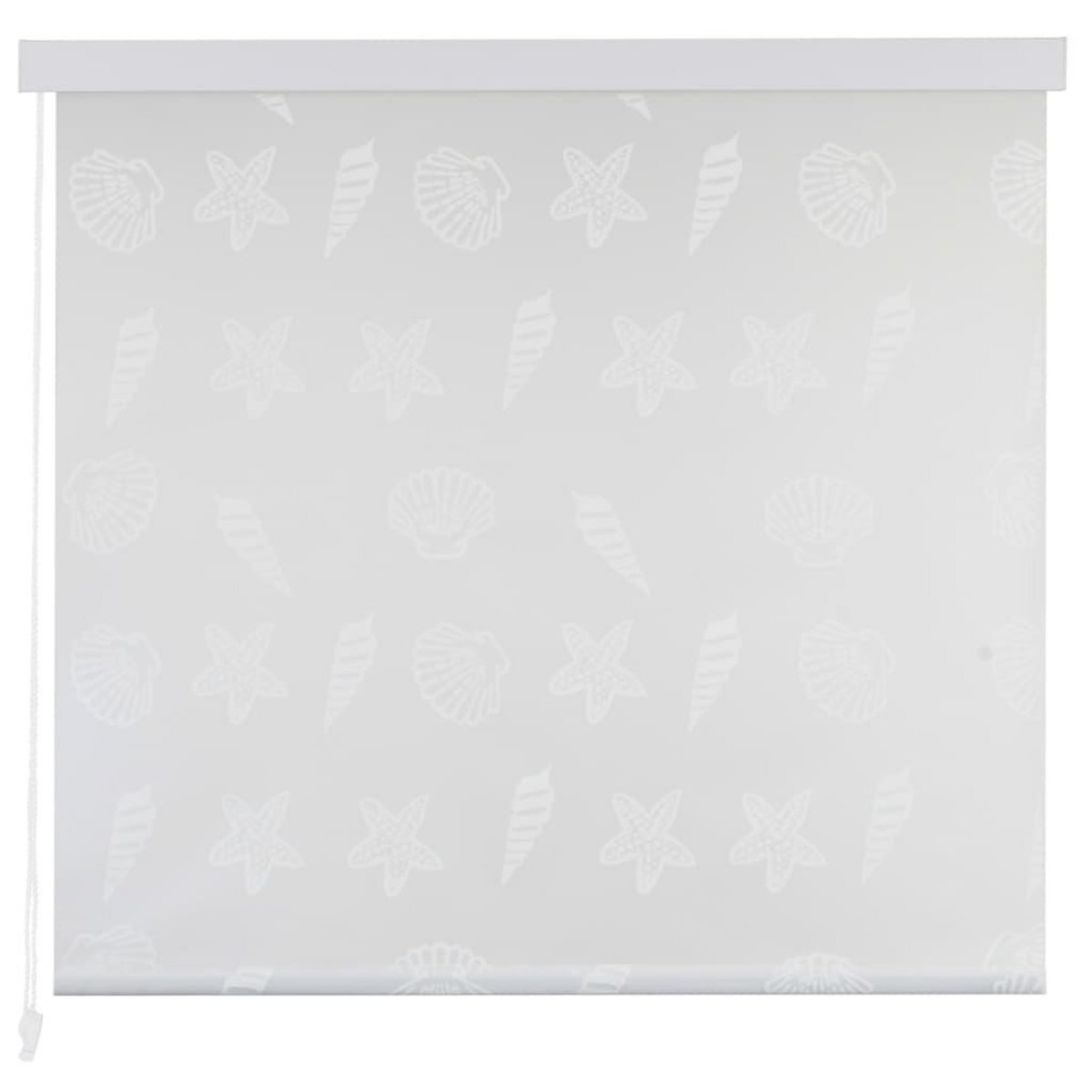 VIDAXL Store roulant de douche 80x240 cm Etoile de mer