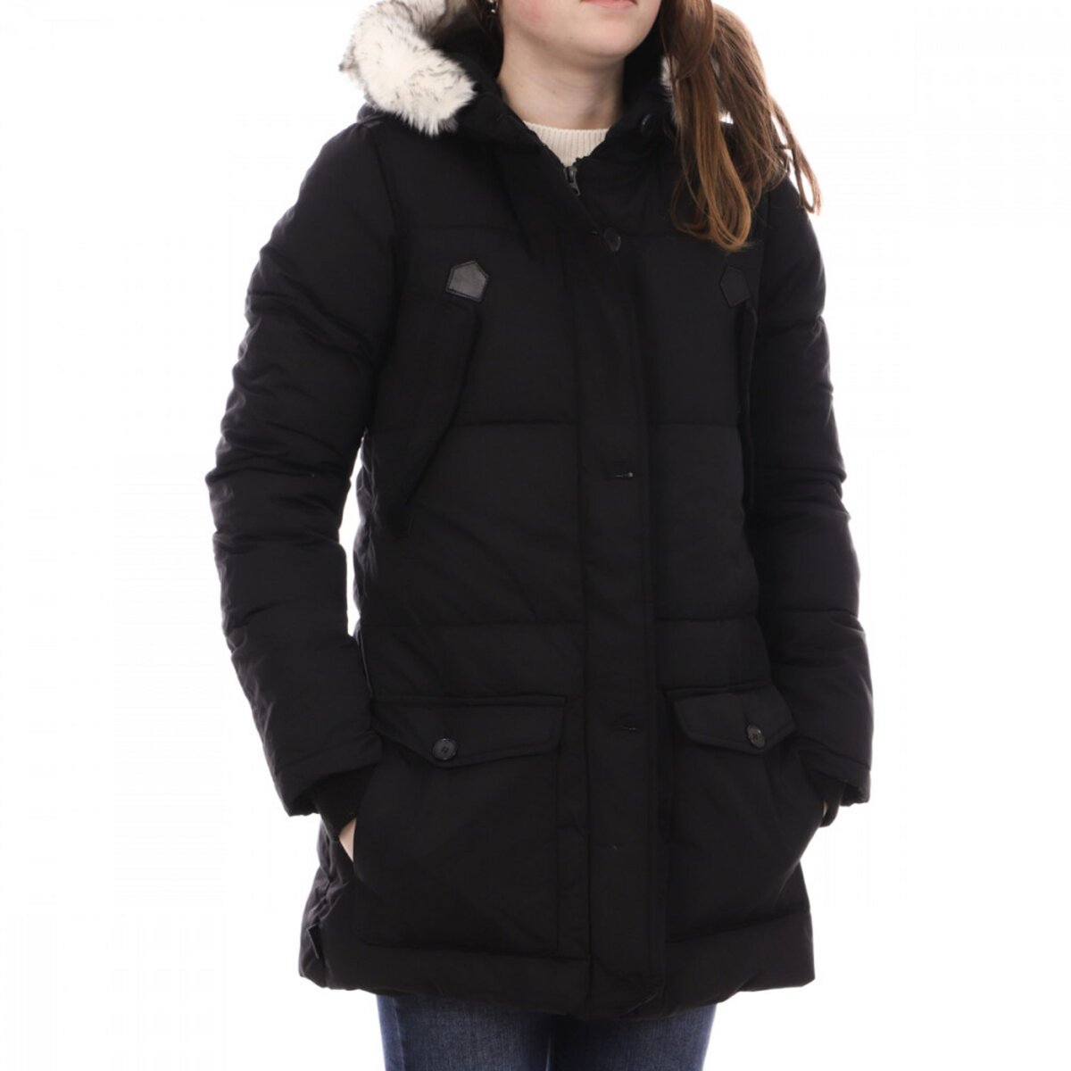 Parka femme hotsell pas cher noir