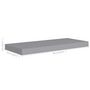 Voir la diapositive 6 : VIDAXL Etageres murales flottantes 2 pcs Gris 60x23,5x3,8 cm MDF