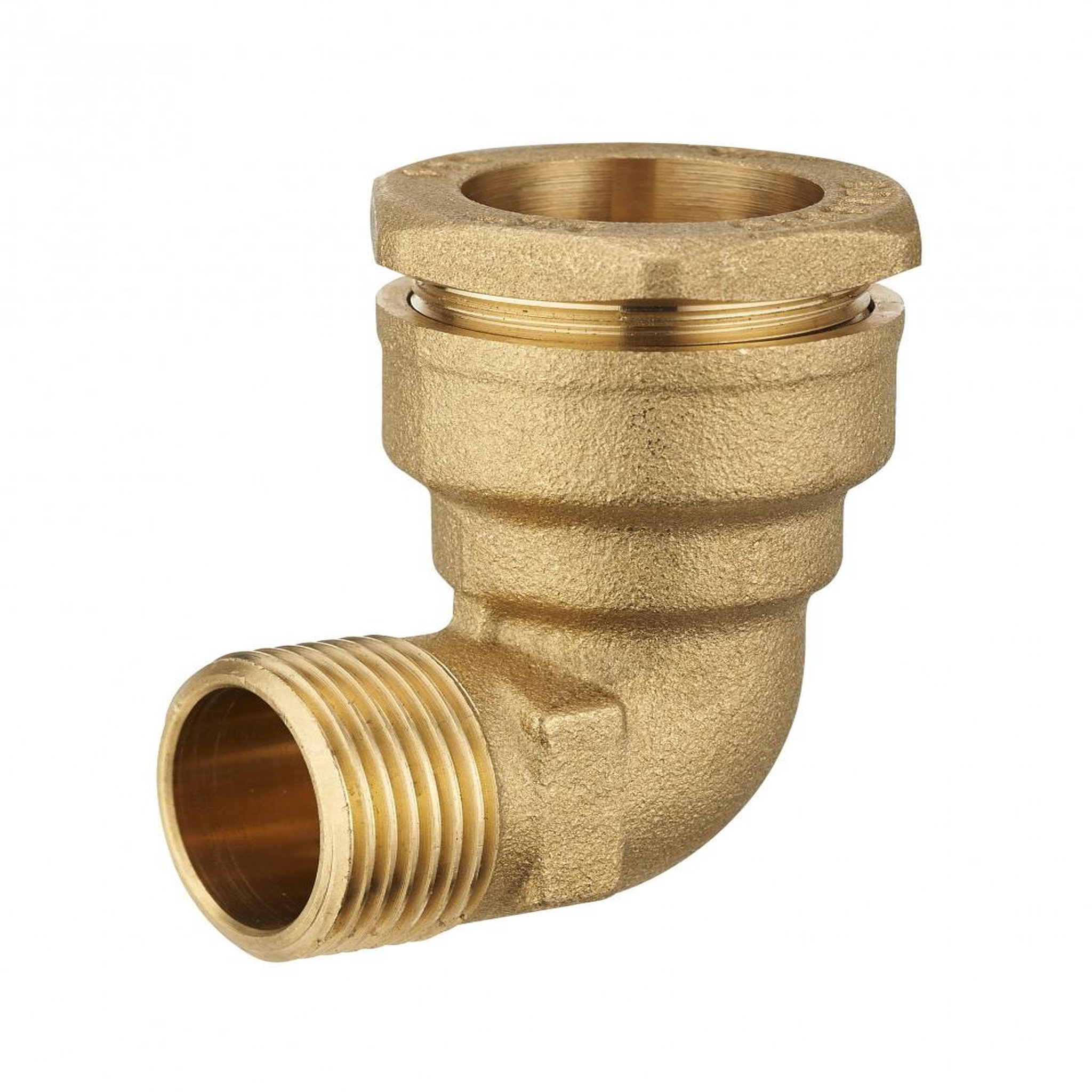 CENTRALE BRICO Coude M à compression laiton D.20 pour tube en polyéthylène