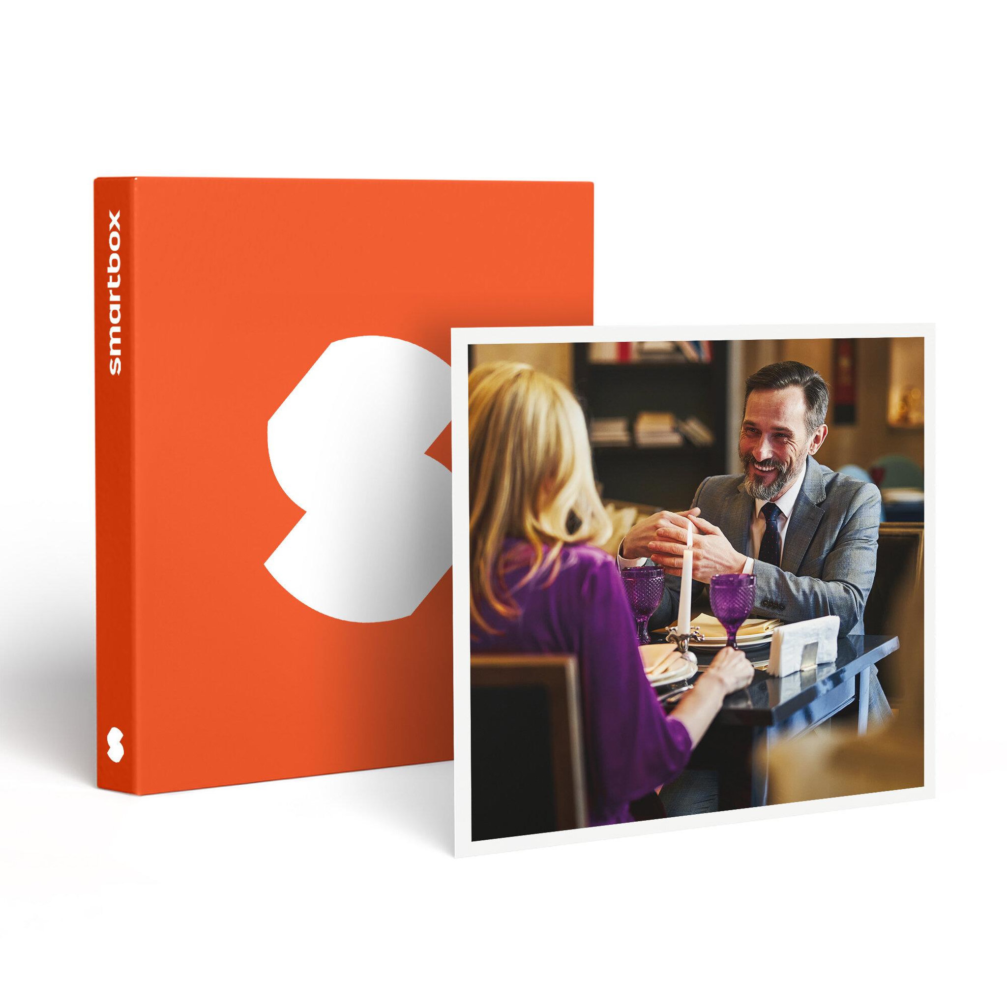 Smartbox Coffret cadeau fête des pères : dîner gourmand avec vin pour 2 personnes - coffret cadeau gastronomie