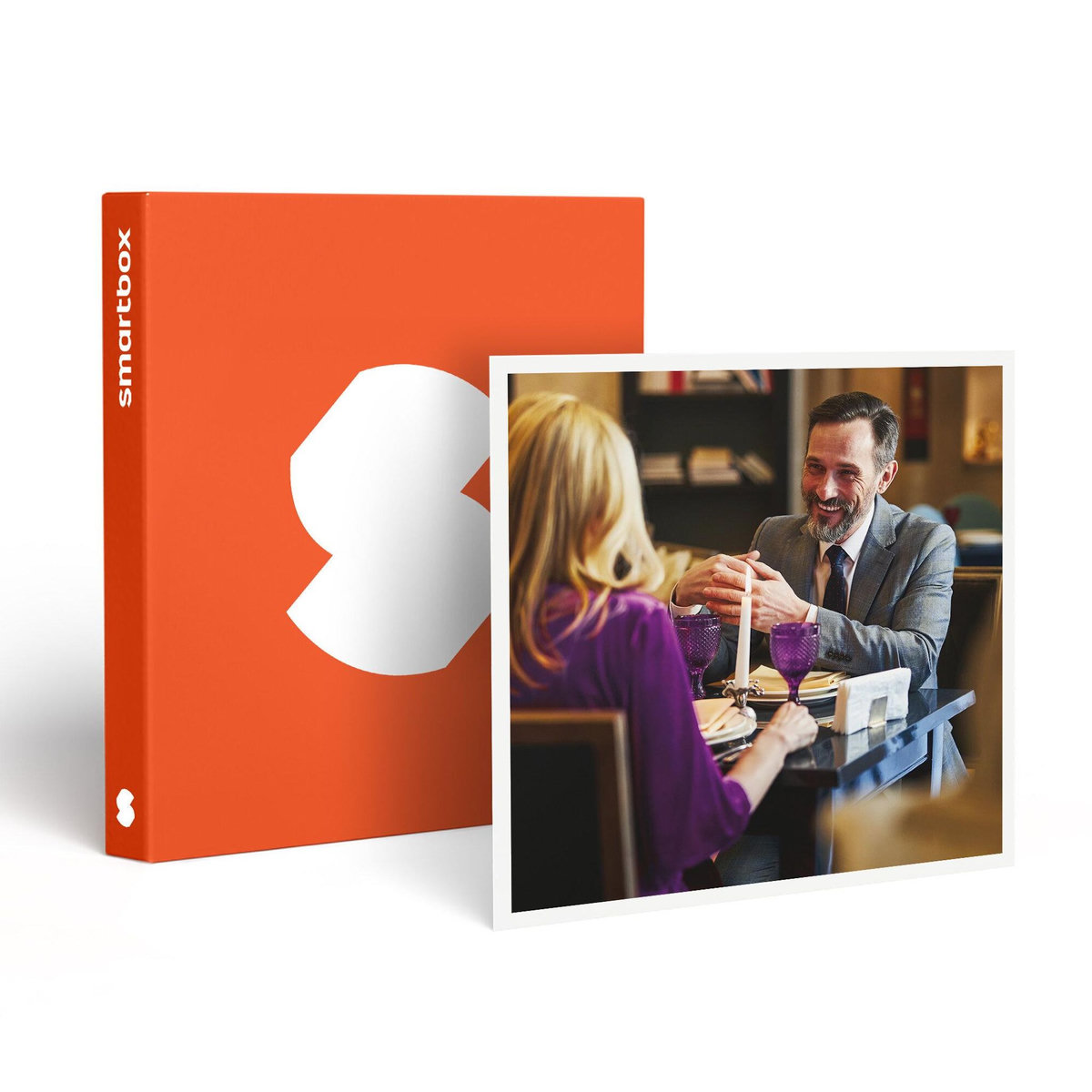 Smartbox Coffret cadeau Fête des Pères : dîner gourmand avec vin pour 2 personnes - Coffret Cadeau Gastronomie