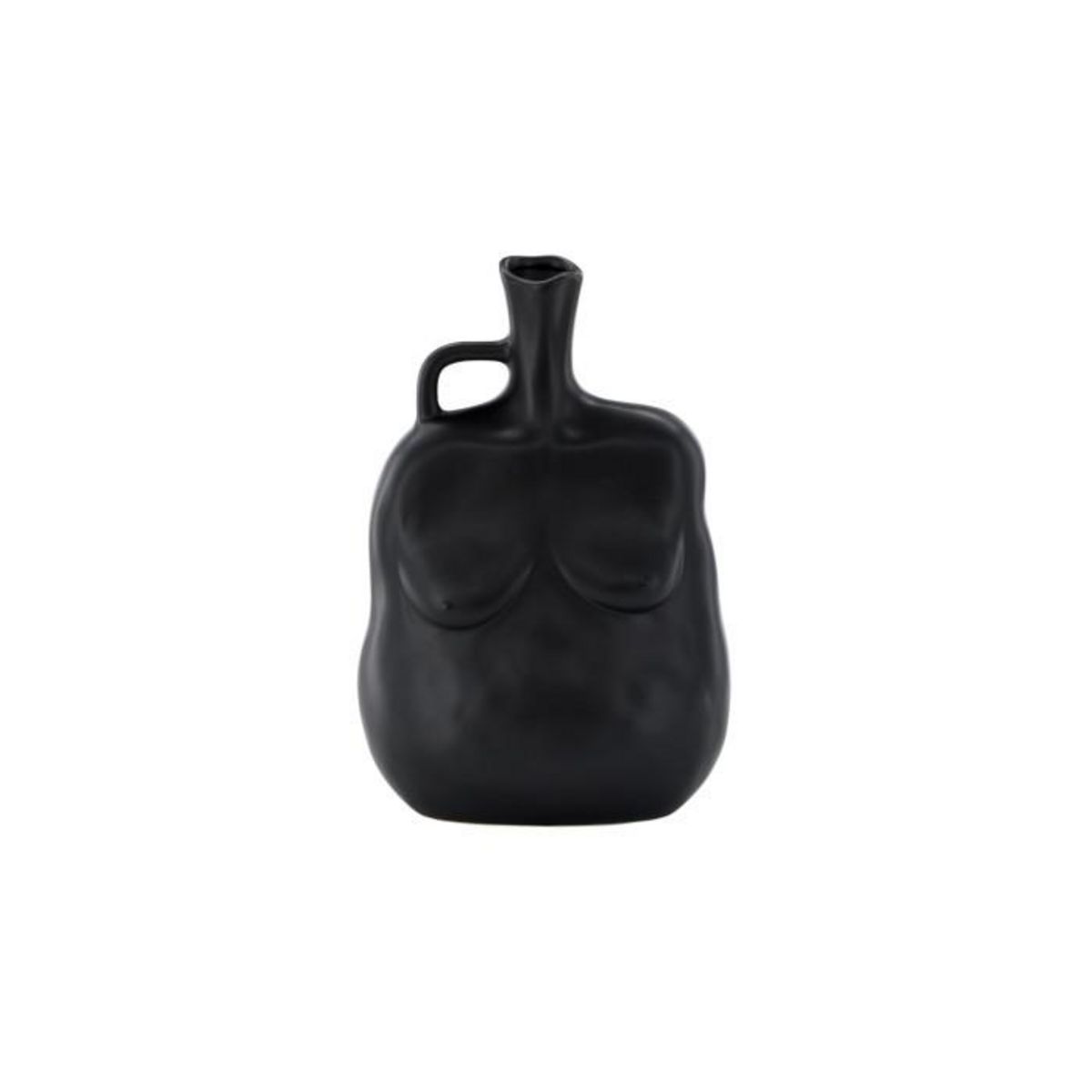 Paris Prix Vase Buste en Céramique  Conta  25cm Noir