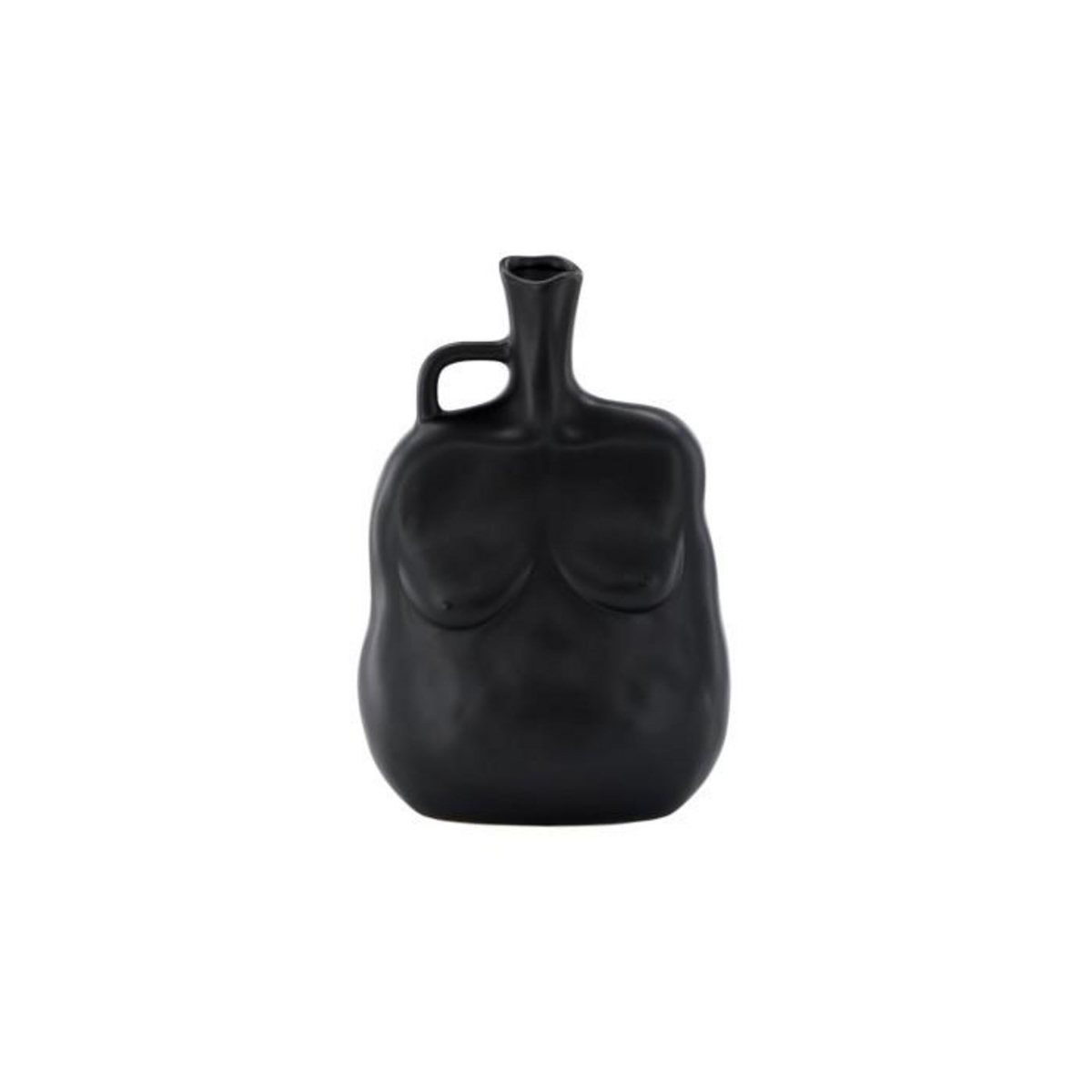 Paris Prix Vase Buste en Céramique  Conta  25cm Noir