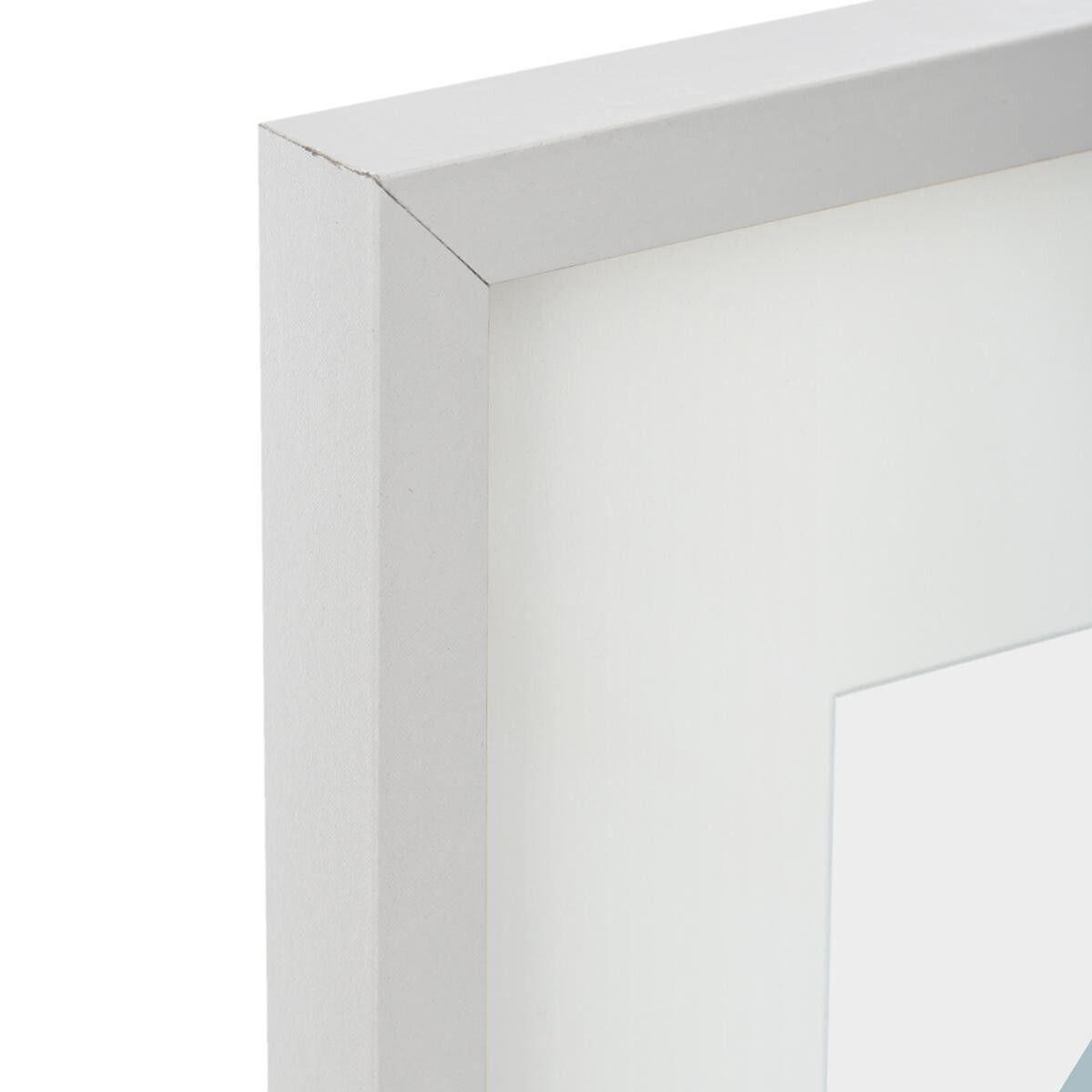 Voir la diapositive 2 : ATMOSPHERA Cadre photo en verre  manu  40x50cm blanc