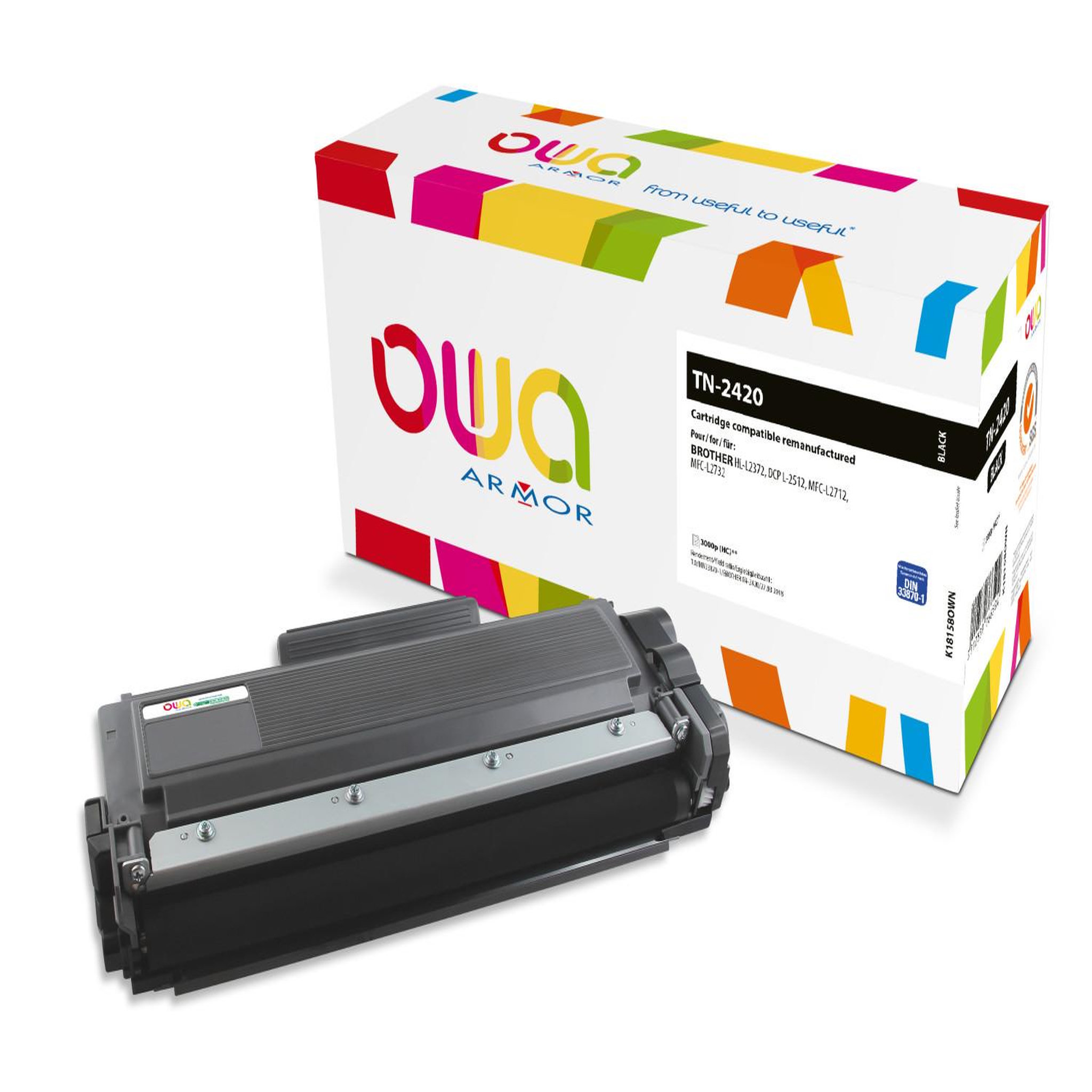 Voir la diapositive 2 : Armor Armor K18158OW Cartouche de toner 1 pièce(s) Compatible Noir