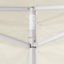 Voir la diapositive 4 : VIDAXL Tente pliable avec 4 parois Creme 3 x 3 m
