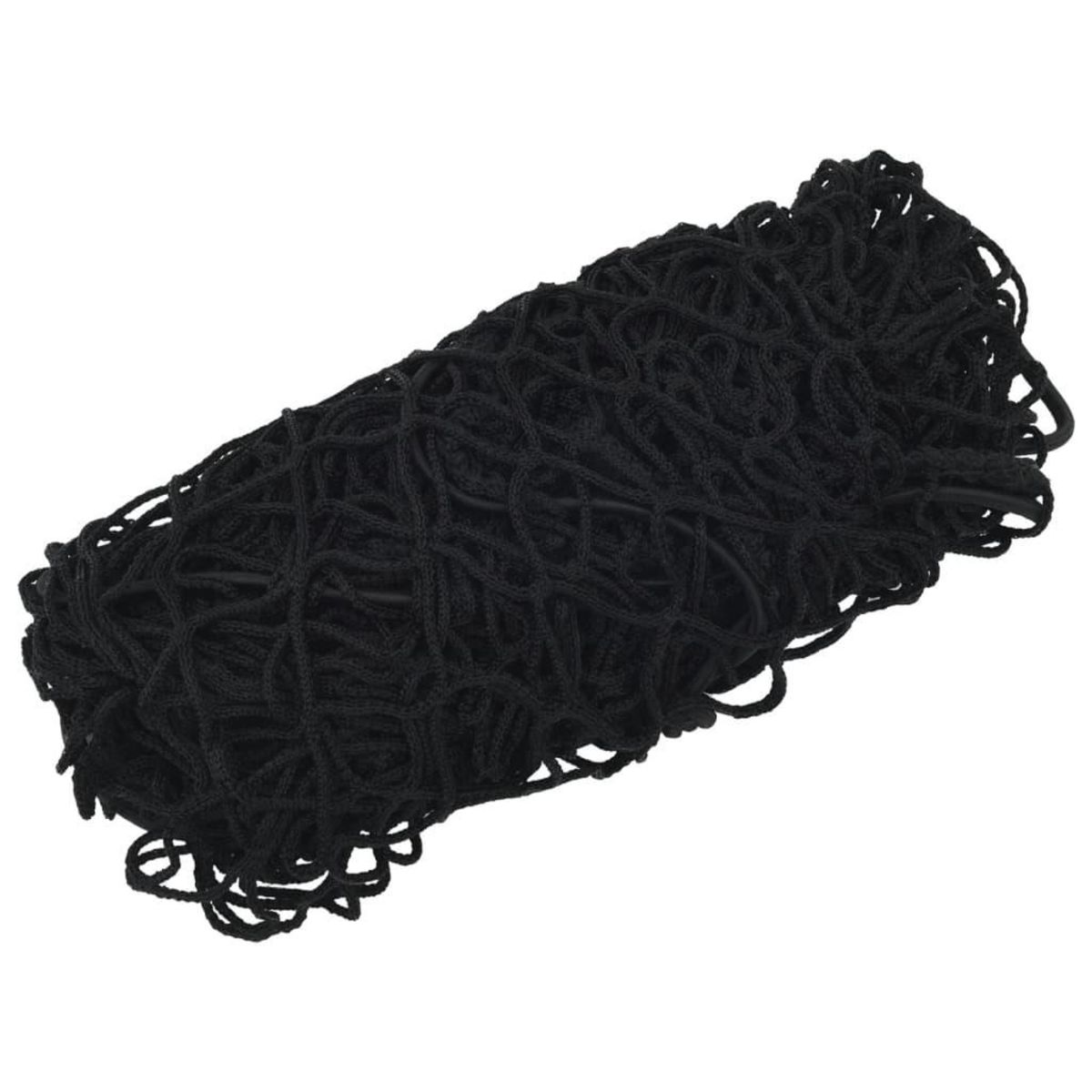 VIDAXL Filet pour remorque avec corde elastique noir 3,5x2,5 m PP