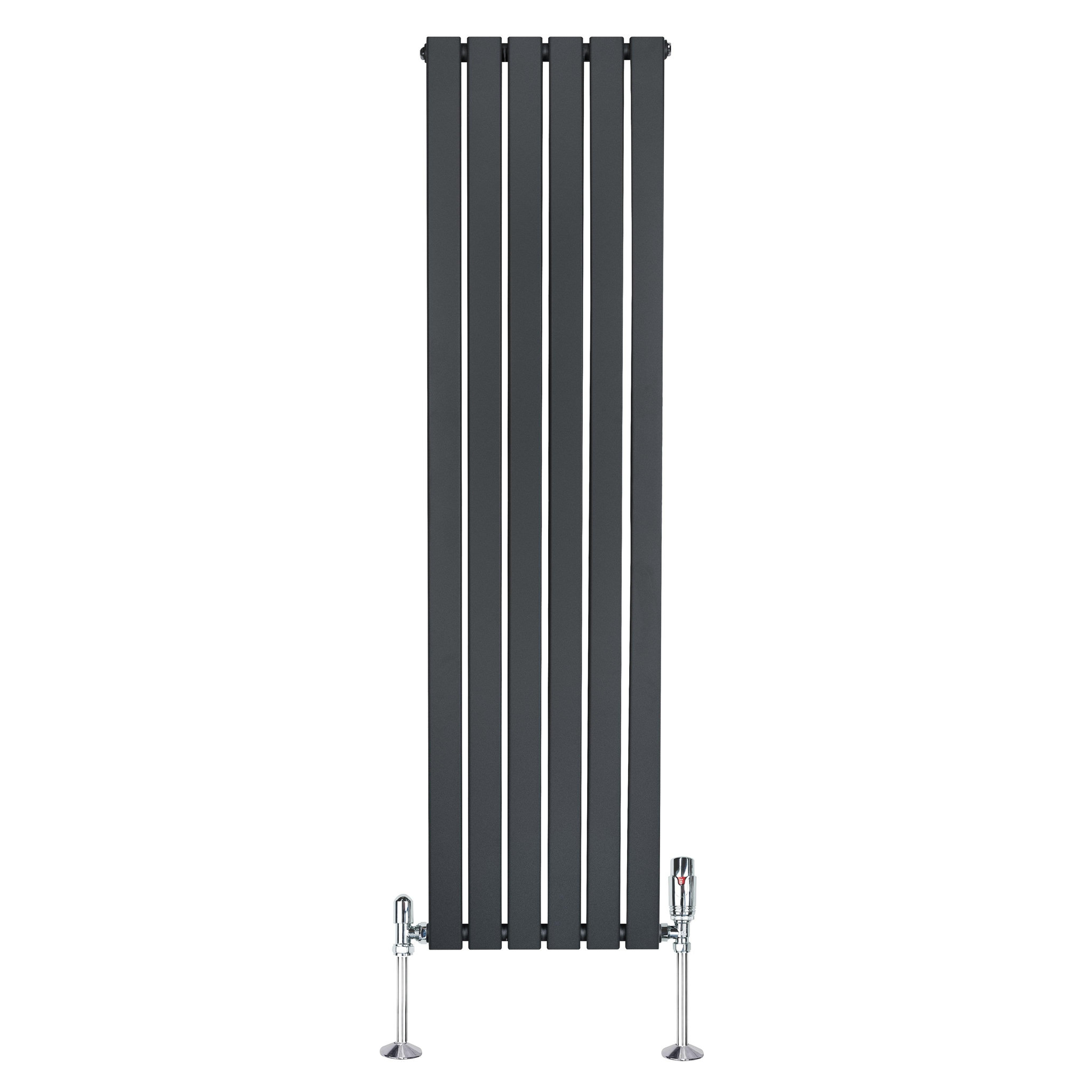 Voir la diapositive 1 : MONSTERSHOP Radiateur plat à 1 panneau & vannes - 1600 x 420 mm