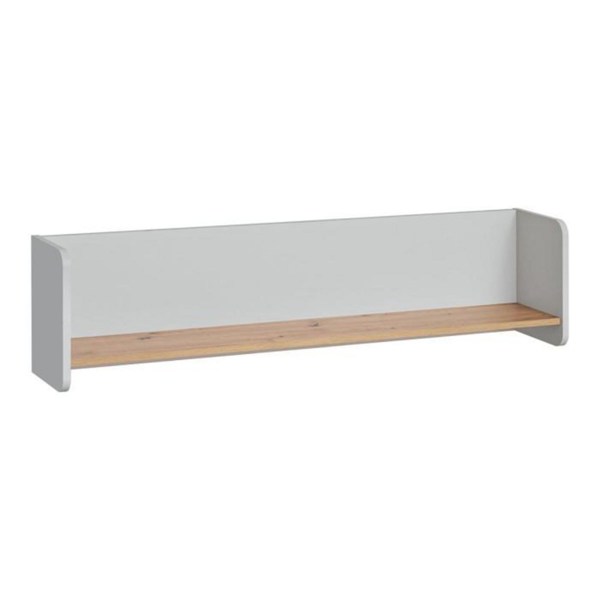 Paris Prix Étagère Murale Design  Vivero  134cm Gris & Naturel