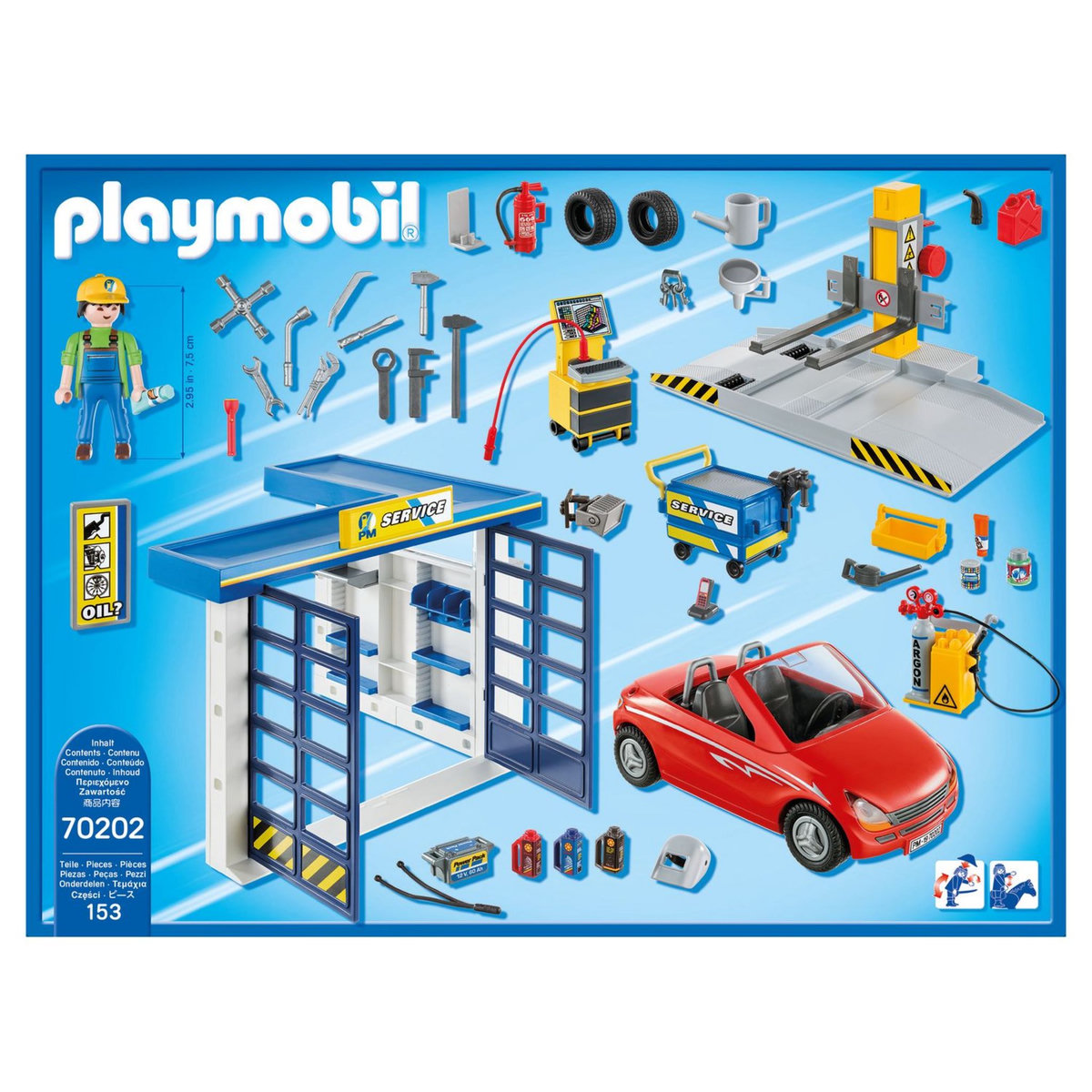 PLAYMOBIL 70202 - City Life - Garage automobile