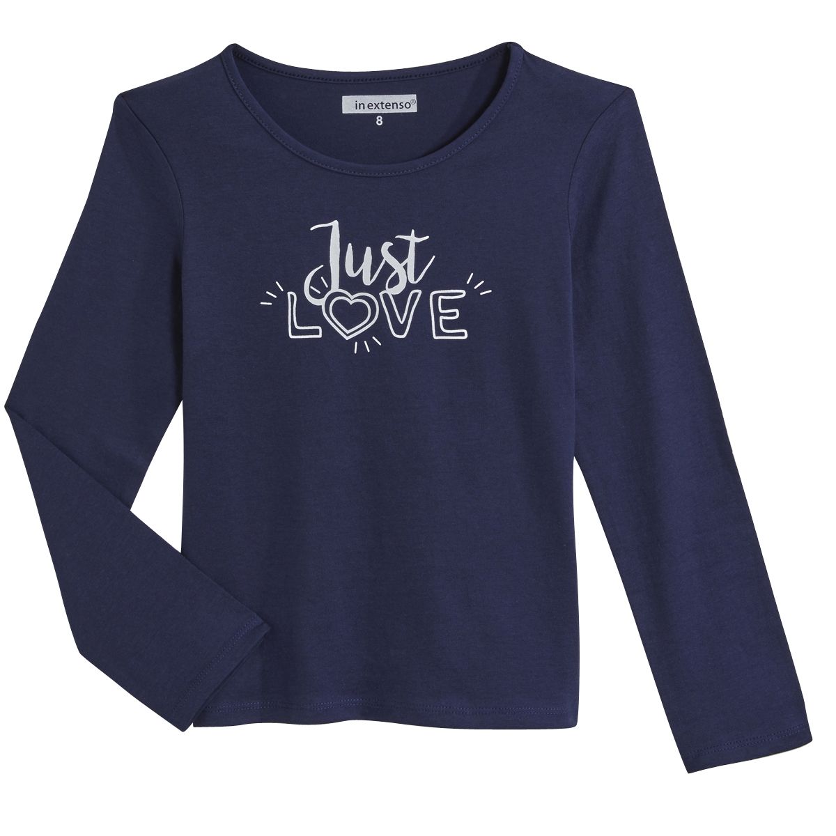 IN EXTENSO T-shirt manches longues imprimé fille