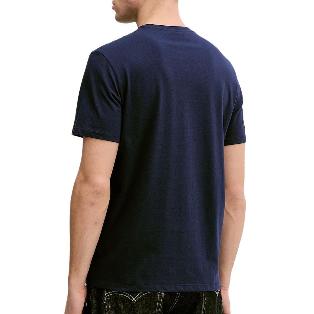 CALVIN KLEIN JEANS T Shirt Marine Homme Calvin Klein Jeans Badge 30s