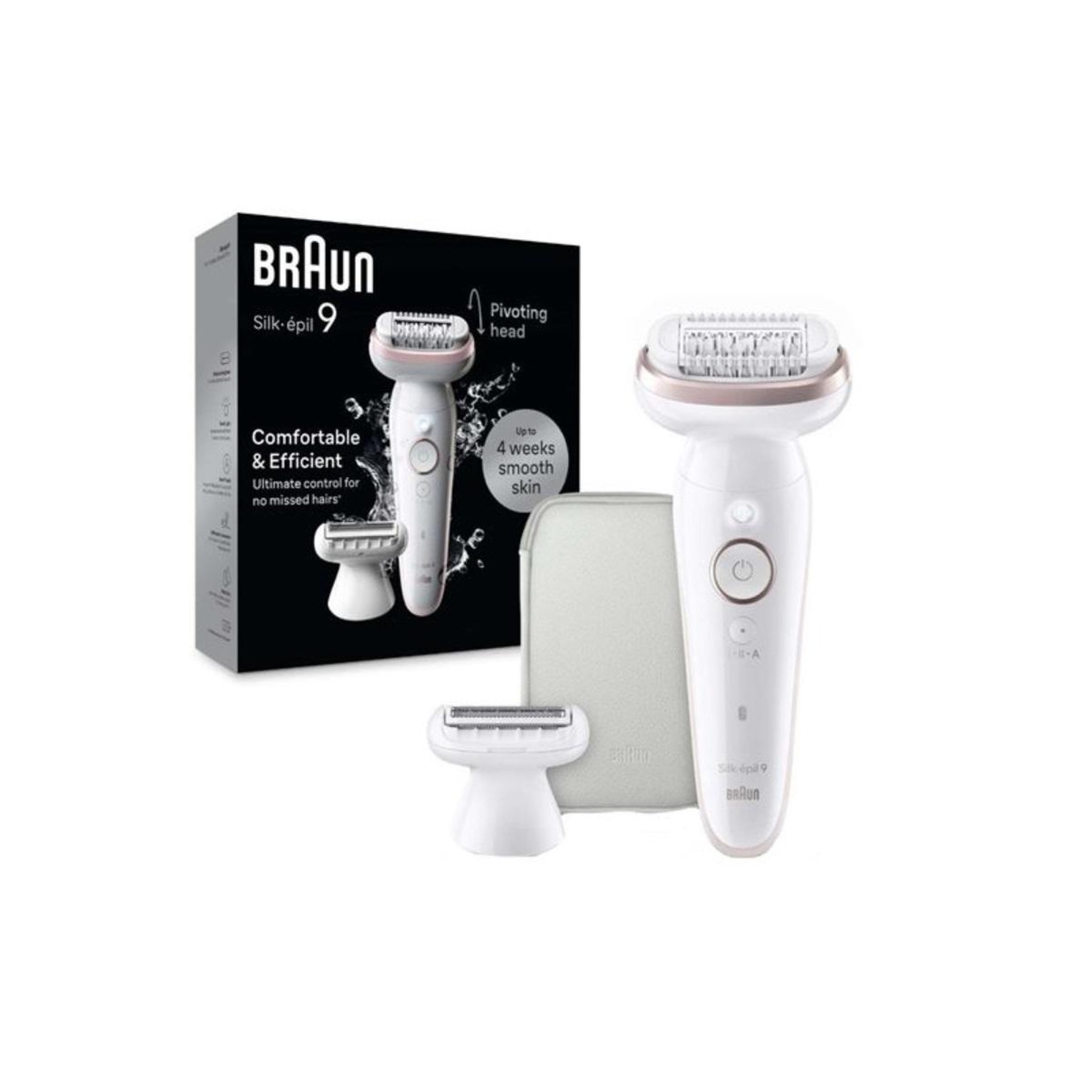 Voir la diapositive 2 : BRAUN Epilateur rechargeable étanche - SE9-030