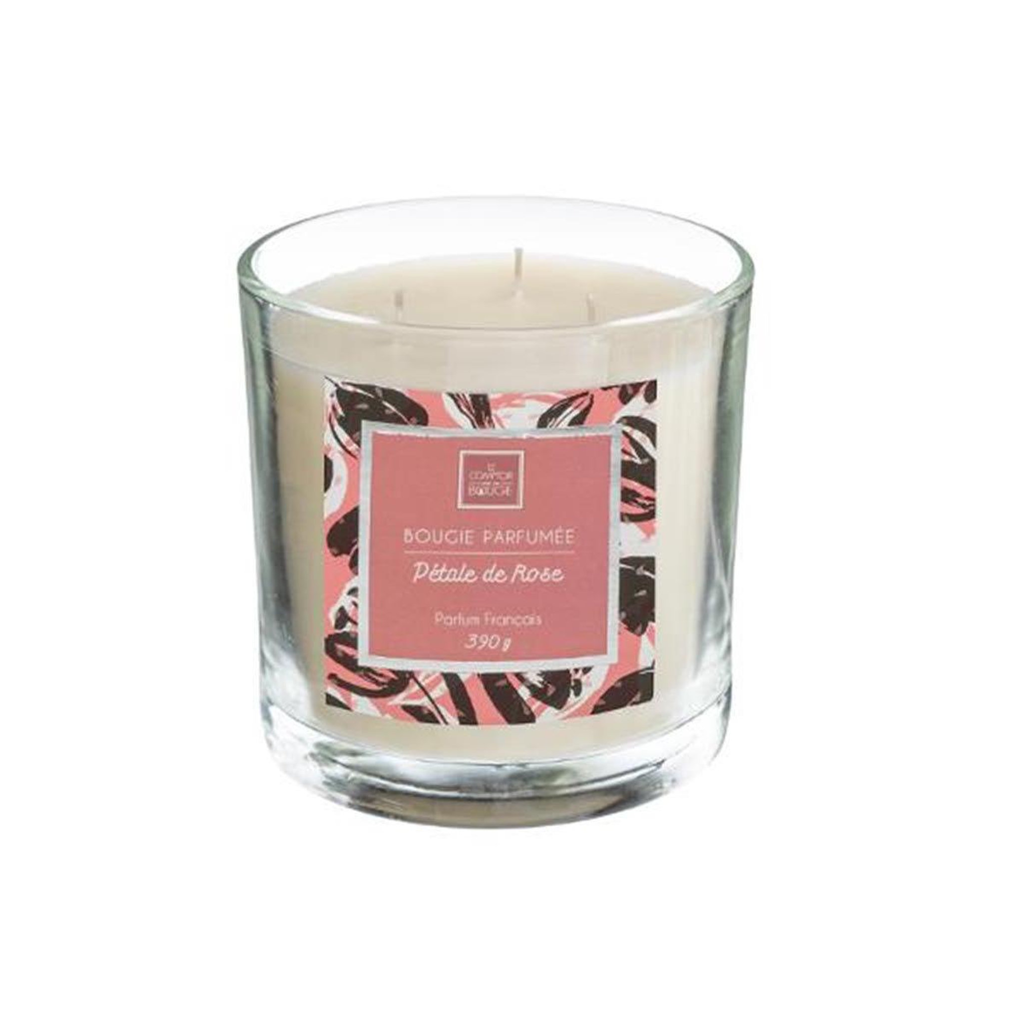 COMPTOIR DE LA BOUGIE Bougie Parfumée  Loys  390g Pétales de Rose