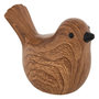 Voir la diapositive 3 : ATMOSPHERA Lot de 2 Oiseaux en Dolomite  Family Corner  14cm Marron