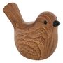 Voir la diapositive 3 : ATMOSPHERA Lot de 2 Oiseaux en Dolomite  Family Corner  14cm Marron