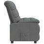 Voir la diapositive 4 : VIDAXL Fauteuil inclinable Gris fonce Tissu