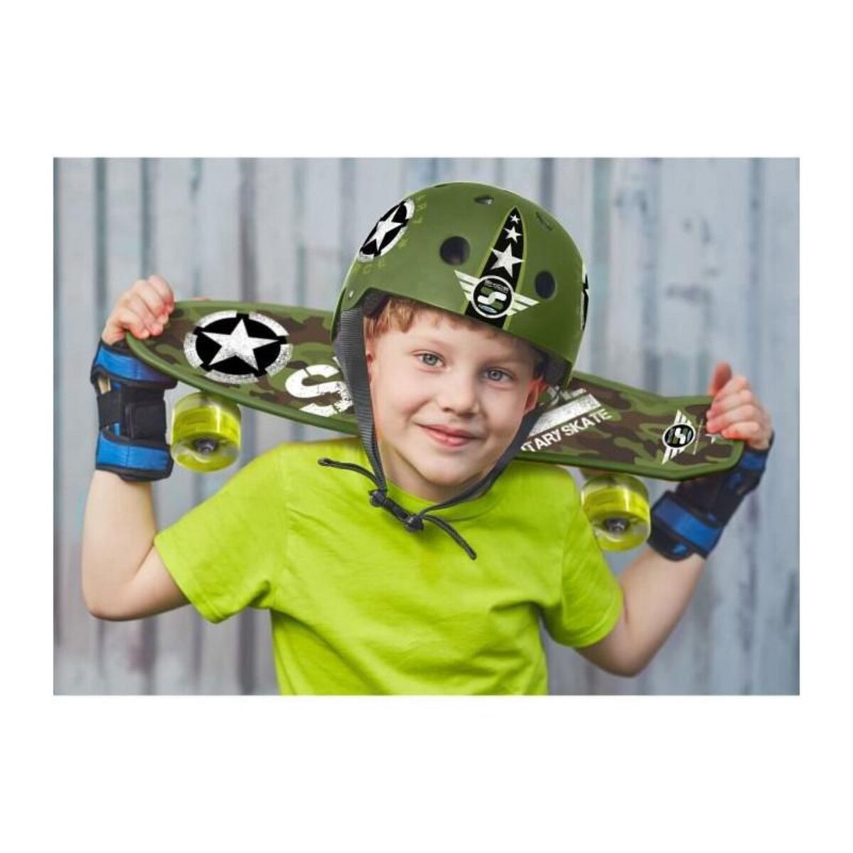 STAMP STAMP - Casque Skate - Skids Control Military Star