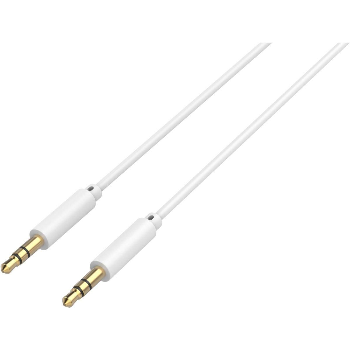 ESSENTIEL B Câble Jack 1M 3.5/3.5 Blanc