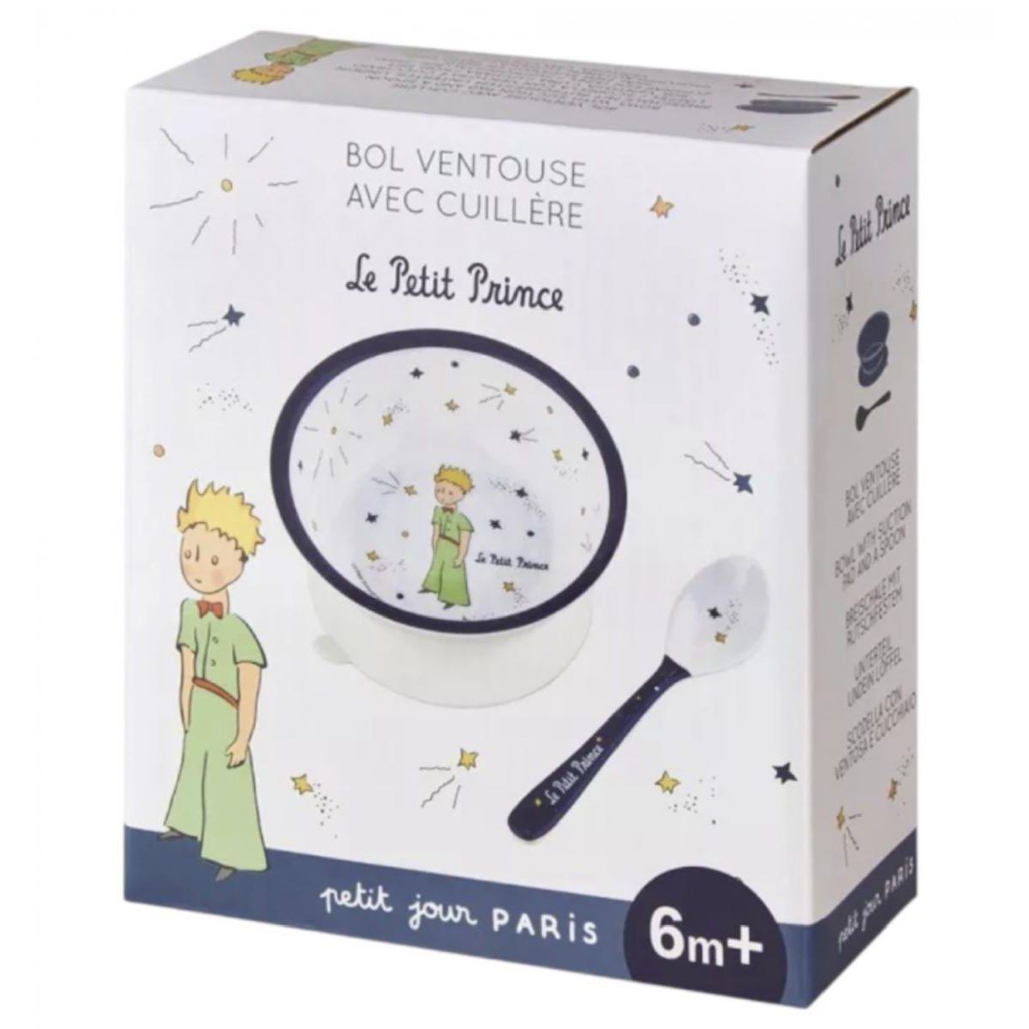 Petit Jour Bol ventouse avec cuillere - Le petit Prince