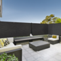 Voir la diapositive 4 : ID MARKET Brise vue ultra résistant 1,8 x 10 M noir 400 gr/m² haut de gamme