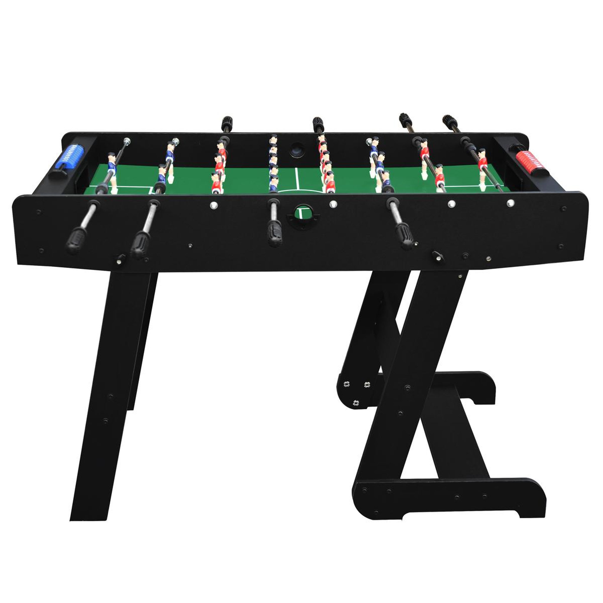 Voir la diapositive 1 : MISTER BABYFOOT Baby foot pliable en bois noir - Zizou