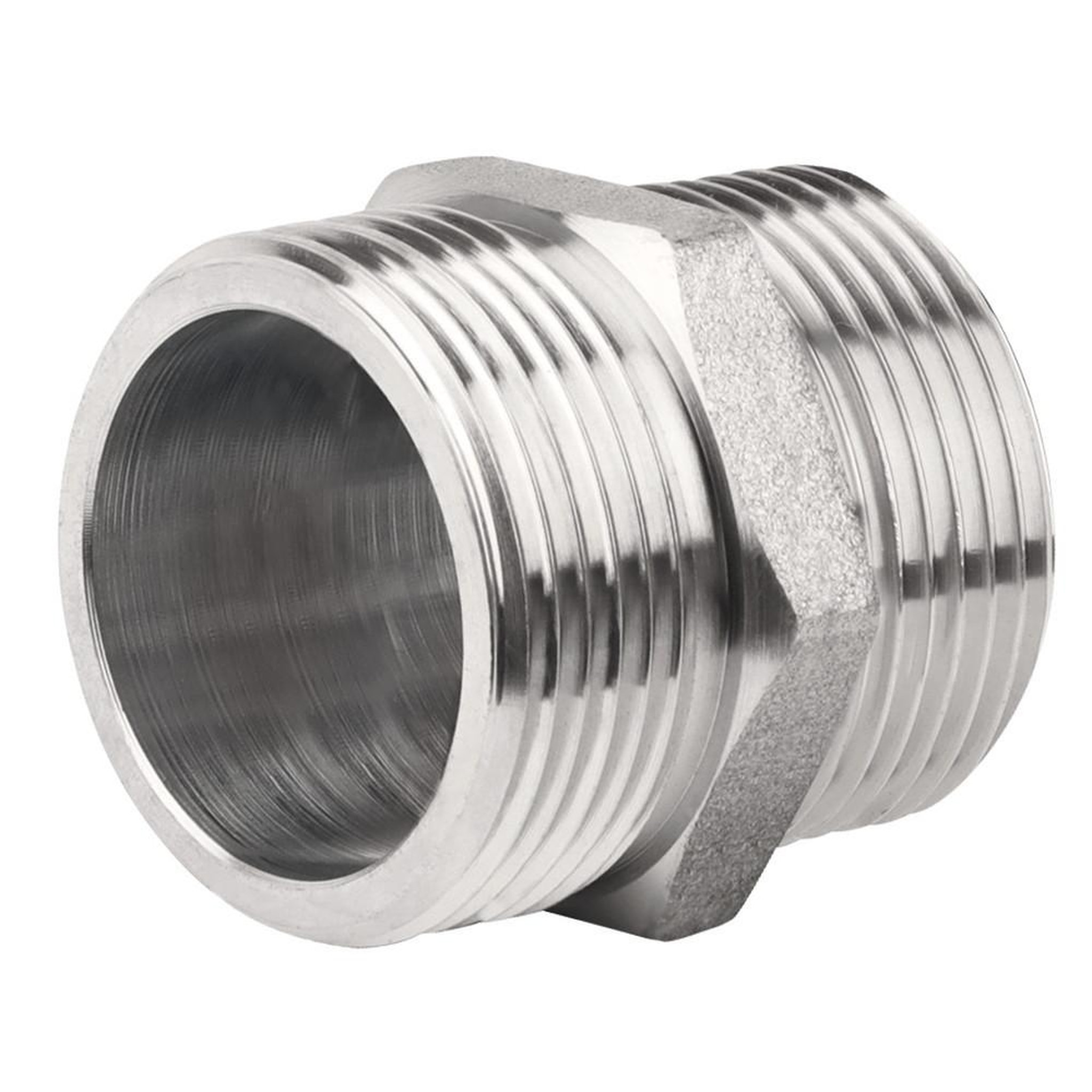 CENTRALE BRICO Mamelon égal inox 316L double mâle 50x60 de longueur 44 mm ACS