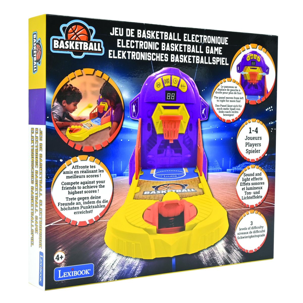 Lexibook Jeu de Basketball Électronique avec effets lumineux et sonores