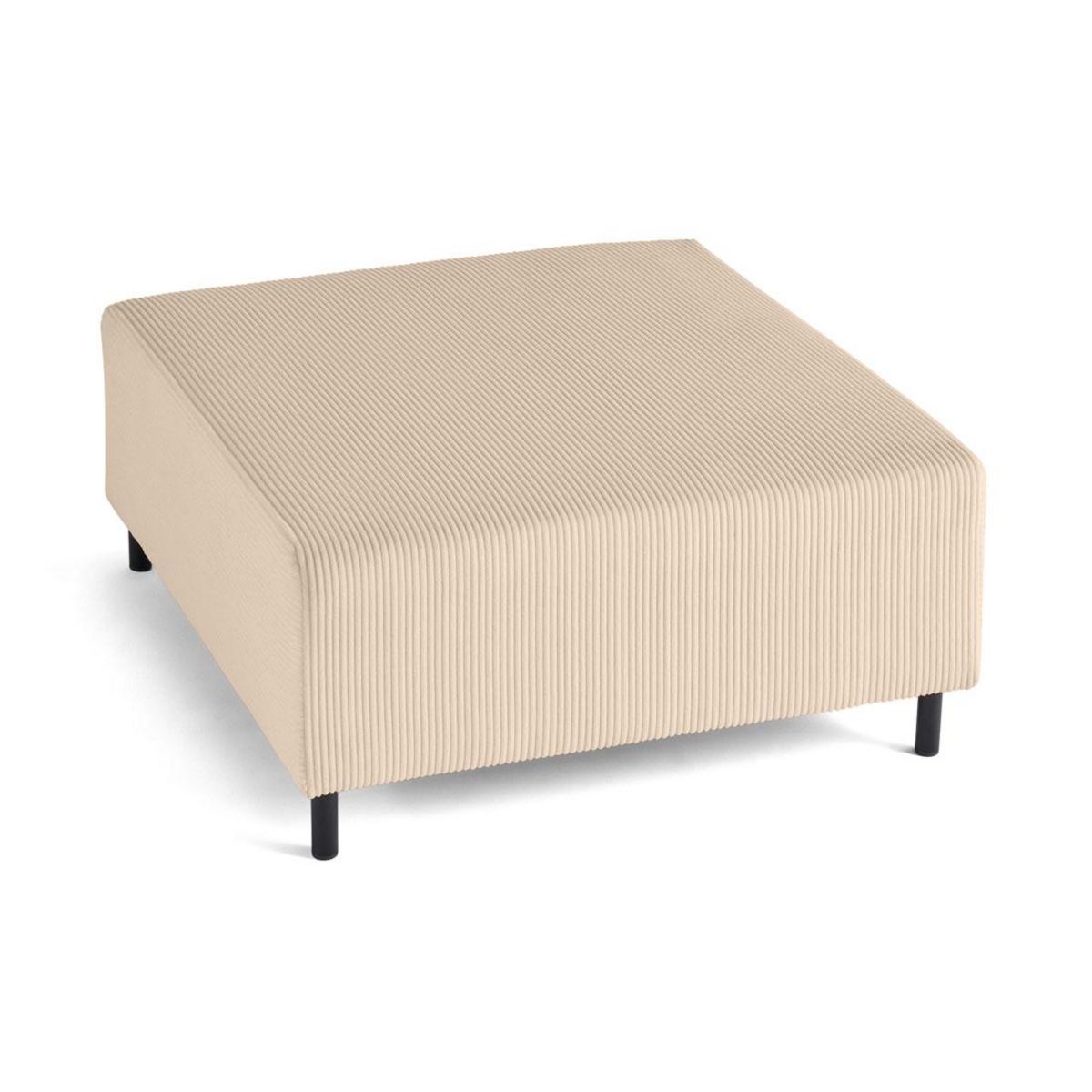 LISA DESIGN Edinburg - pouf modulable - en velours côtelé