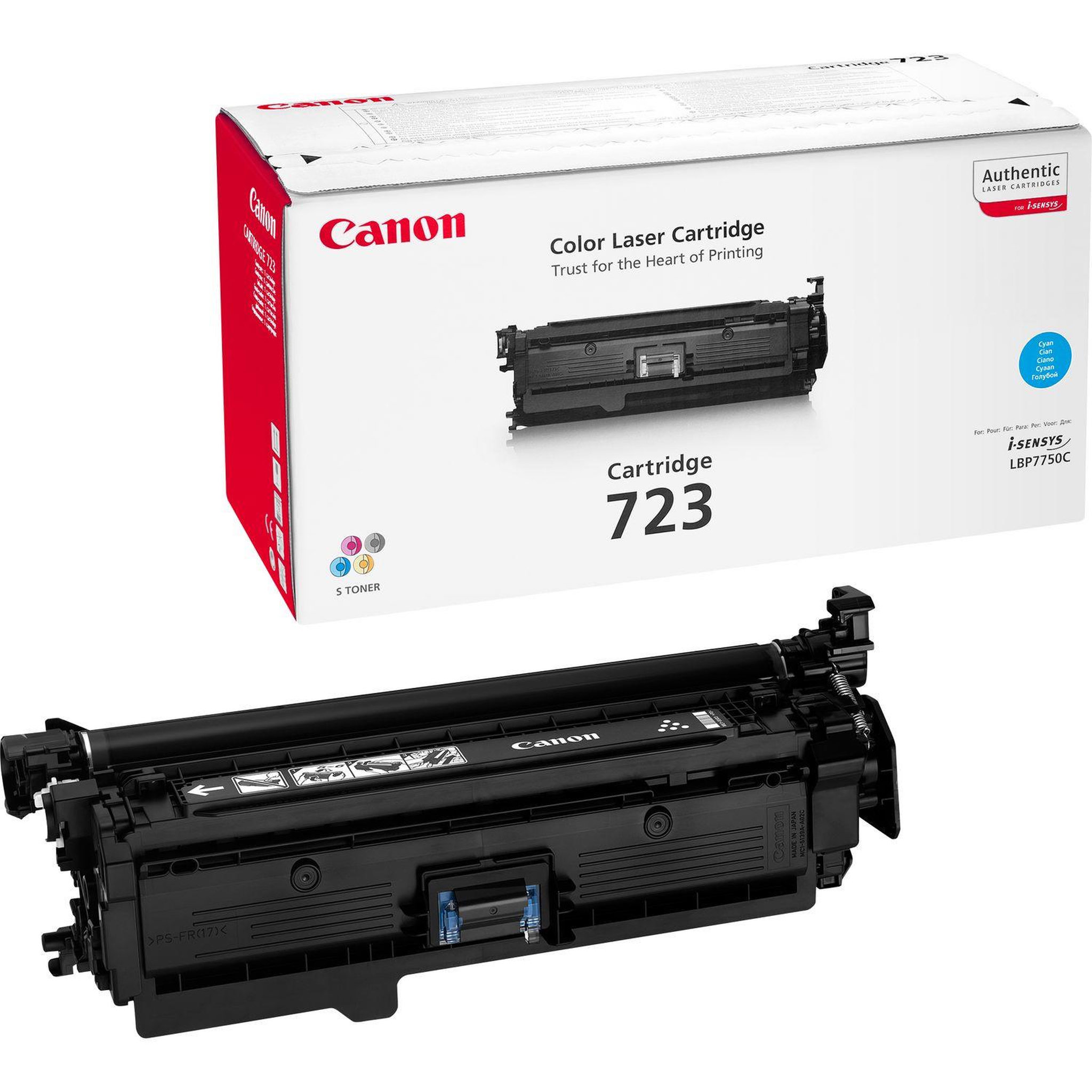 Voir la diapositive 2 : Canon Canon 723c cartouche de toner 1 pièce(s) original cyan