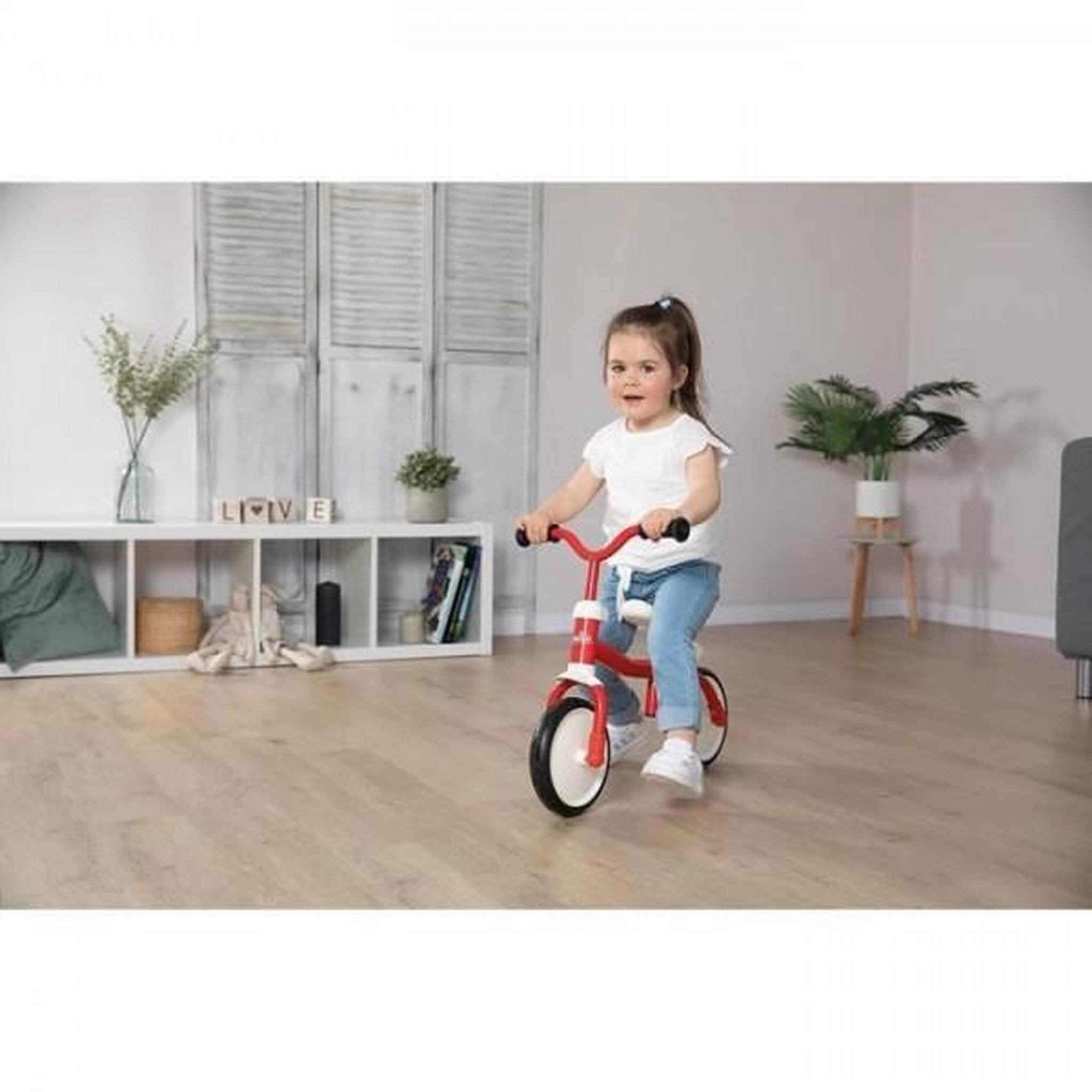 Voir la diapositive 4 : SMOBY Porteur Trotteur Draisienne - Smoby - Rookie - Légere en Métal - Selle Ergonomique - Roues Silencieuses
