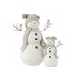 Voir la diapositive 4 : Paris Prix Bonhomme de Neige Déco  Oiseaux  50cm Blanc