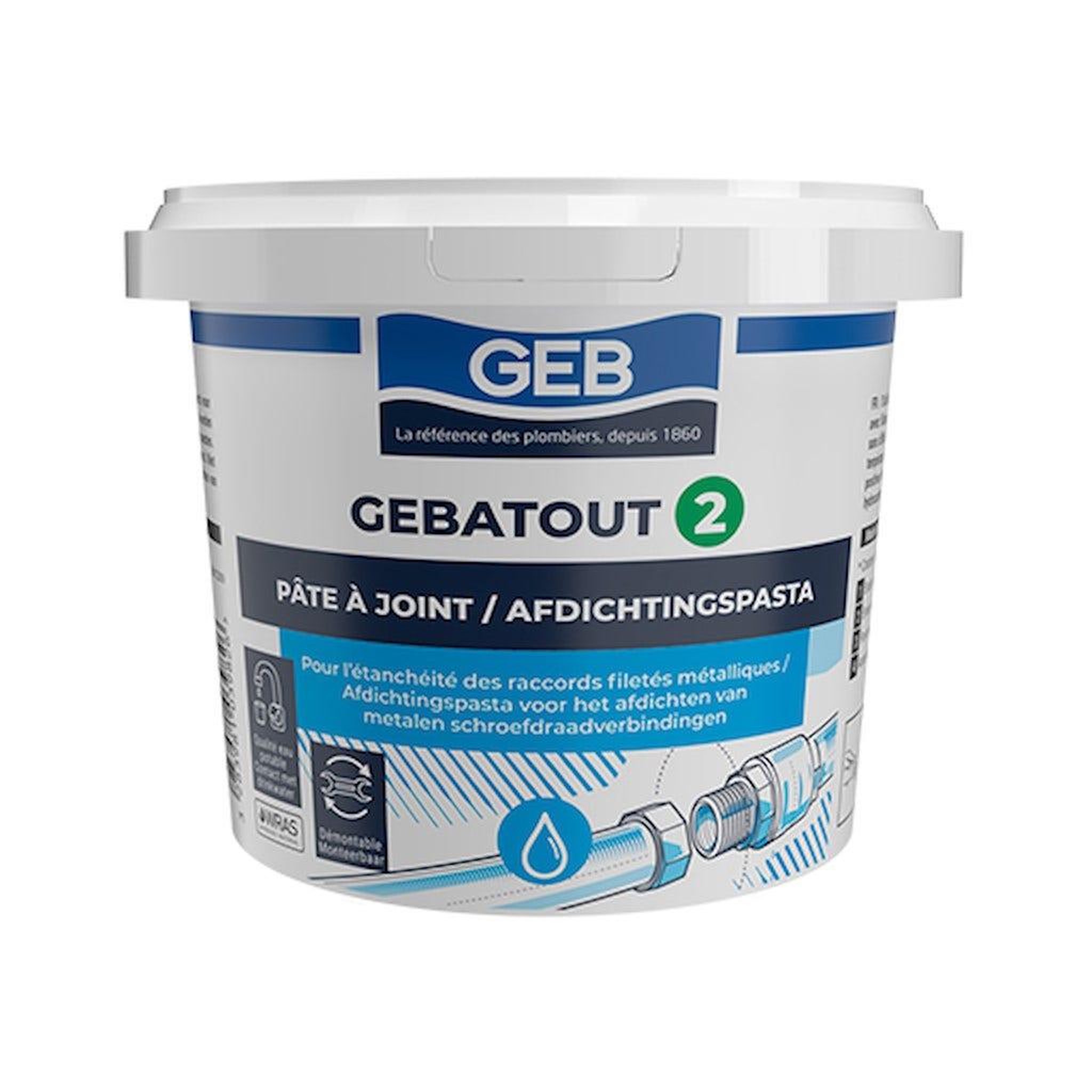 Geb Pâte à joint gebatout2 - pot 500g
