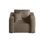 Voir la diapositive 6 : BEST MOBILIER Topaze - fauteuil - en tissu velours relief