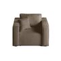 Voir la diapositive 6 : BEST MOBILIER Topaze - fauteuil - en tissu velours relief