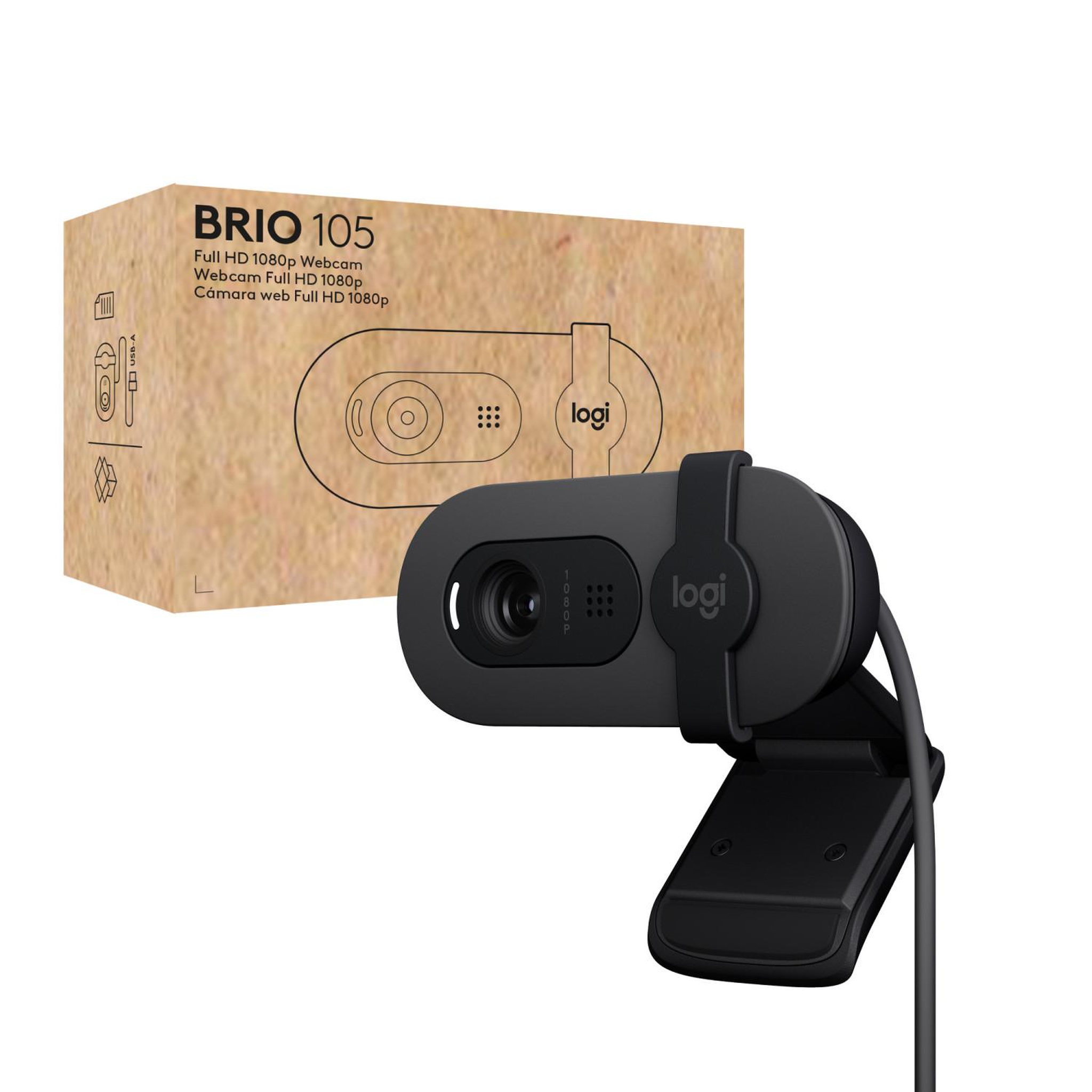 Voir la diapositive 2 : Logitech Logitech brio 105 webcam 2 mp