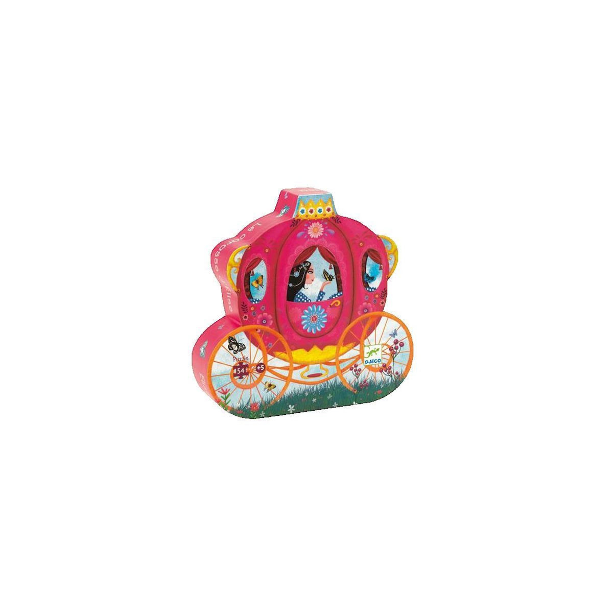 Djeco Puzzle silhouette Djeco Le Carrosse d'Elise