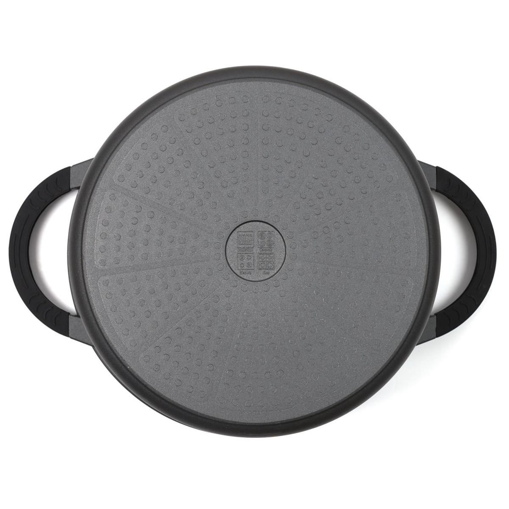 Voir la diapositive 4 : COOK CONCEPT Faitout aluminium  fonte  28cm noir