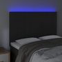 Voir la diapositive 3 : VIDAXL Tete de lit a LED Noir 144x5x118/128 cm Velours
