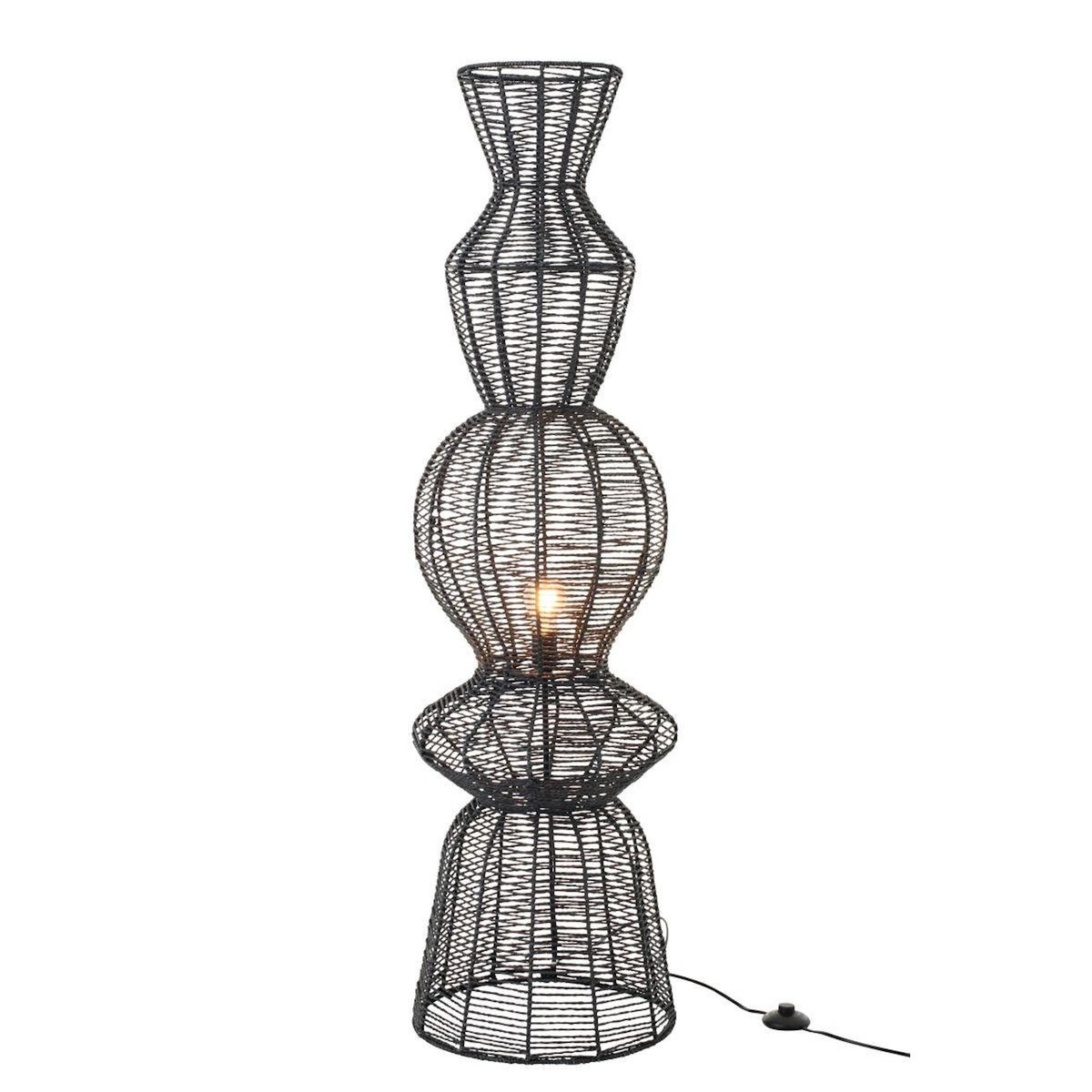 Paris Prix Lampadaire Design Corde  Saul  135cm Noir