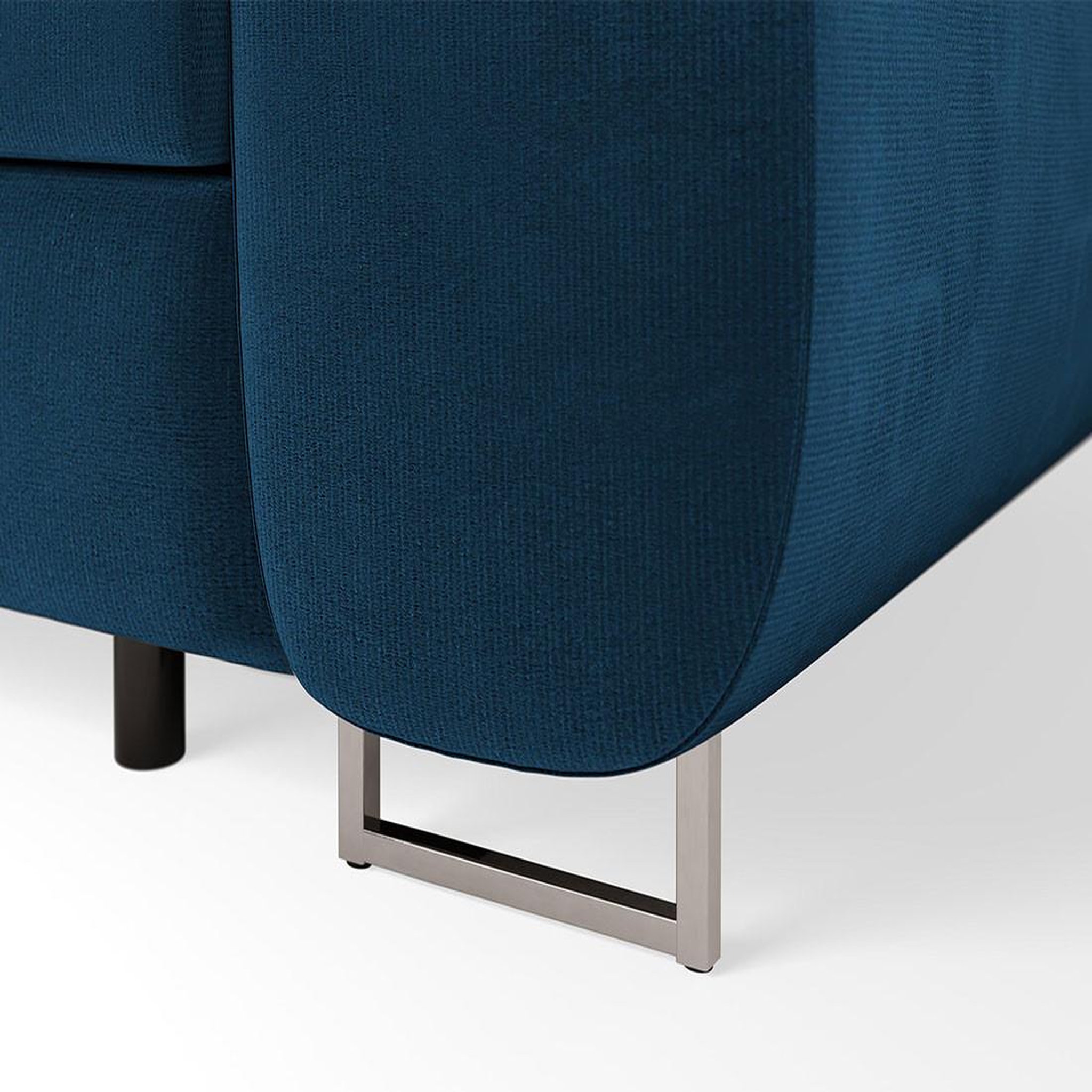 Voir la diapositive 6 : BEST MOBILIER Pablo - canapé droit 2 places avec têtières ajustables - en velours