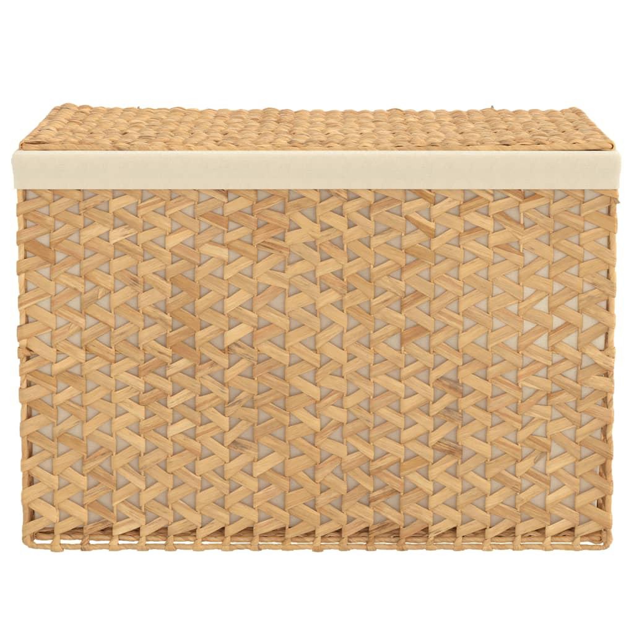 Voir la diapositive 5 : VIDAXL Panier a linge avec 3 sections 75x42,5x52 cm hyacinthe d'eau