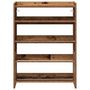 Voir la diapositive 4 : VIDAXL Etagere a chaussures vieux bois 60x25x81 cm bois d'ingenierie