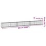 Voir la diapositive 6 : VIDAXL Panier gabion avec couvercle 600x50x50 cm fer galvanise