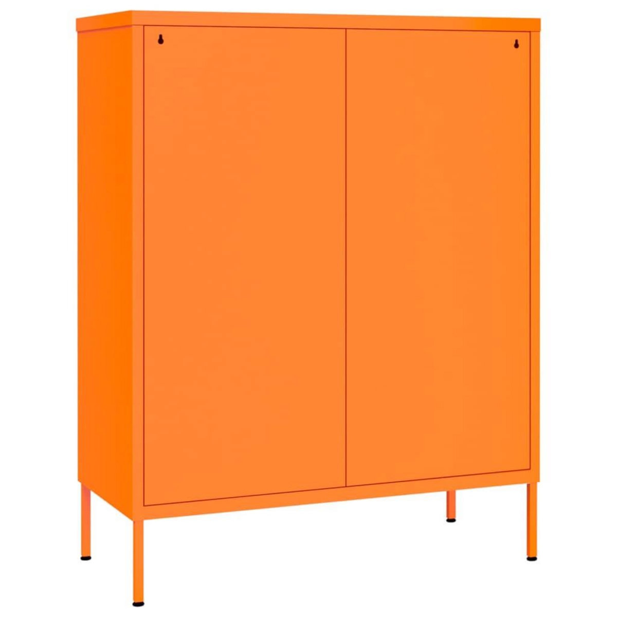 VIDAXL Armoire a tiroirs Orange 80x35x101,5 cm Acier
