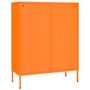 Voir la diapositive 5 : VIDAXL Armoire a tiroirs Orange 80x35x101,5 cm Acier
