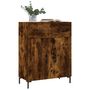 Voir la diapositive 3 : VIDAXL Buffet chene fume 69,5x34x90 cm bois d'ingenierie