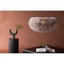 Voir la diapositive 6 : Paris Prix Lampe Suspension en plume  Nicola  75cm Gris